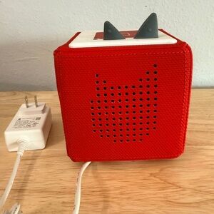 Toniebox Audio Player Storytelling Red Box W/ Charger***Tested***